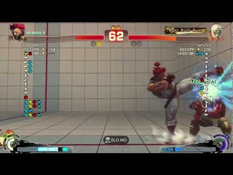 Eita (Akuma) vs Zeny53 (El Fuerte) AE2012 Endless Match *720p HD*