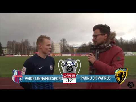 36. voor 2017: Paide Linnameeskond - Pärnu JK Vaprus 3:2 (1:1) Lilanderi intervjuu