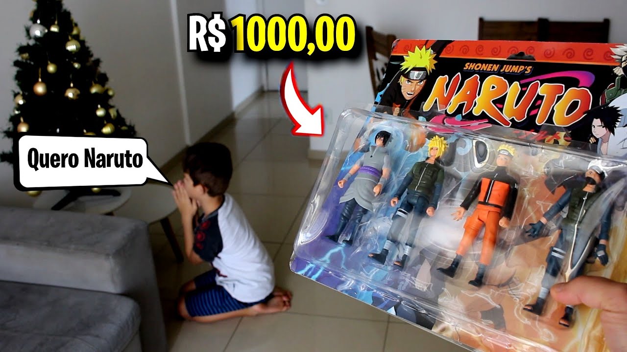 Fiquei Com Muita Pena Dele e Dei o Presente De Natal Do Naruto Antes Da Hora Pra Ele