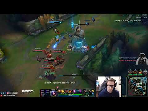 [TSM Bjergsen] - Leblanc vs Zilean mid Pre Season 8 Full HD