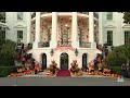 LIVE: Trump and first lady Melania host trick-or-treaters at the White House | NBC NEWS - Video