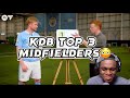 Kdb ranks his top 3 midfielders🔥 #footballsoccer #viralvideo #football
