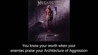 Megadeth - Architecture Of Aggression (Lyrics)