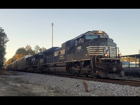 NS 10T at Atlas Rd with SD70ACe 1018 leading