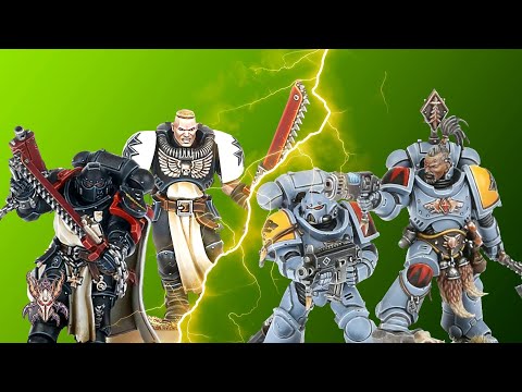 Fulfill Your Oaths ! Black Templars vs Space Wolves Warhammer 40K Battle Report | SkaredCast