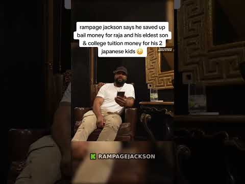 Rampage Jackson talks about his 3 kids and college 👀😳