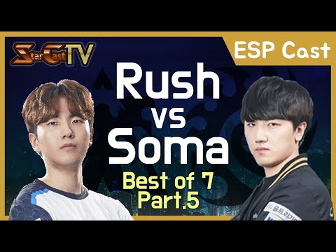 [ESP] Rush vs Soma (TvZ, Bo7) Part.5 - Starcraft Remasterizado (StarCastTV Español)