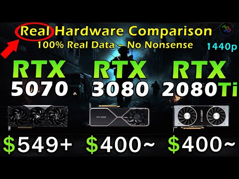 RTX 5070 vs RTX 3080 vs RTX 2080 Ti | REAL Test in 11 Games 1440p | Raster, Ray Tracing, DLSS4 | AM4