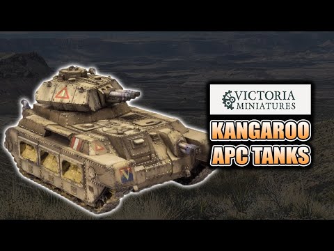 Kangaroo Tank APC Alternative to GW Chimera: Victoria Miniatures Unboxing