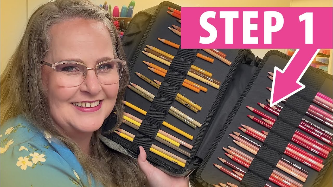 4-Step PRISMACOLOR Pencil Organization [How to Organize Prismacolor Premier Colored Pencils]