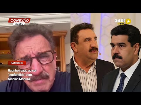 Vídeo: Ratinho reage ao ser ‘confundido’ com Nicolás Maduro.