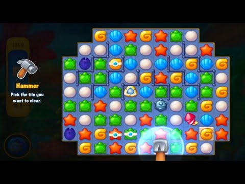 Fishdom Win Strikes Level 1392 - 1399, Use Hammer Twice at 1399