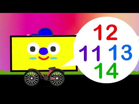 Number Counting 1 to 14 | Happy Numbers | Kids Numeracy