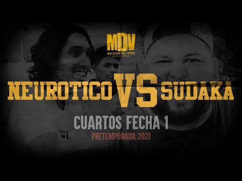 NEUROTICO VS SUDAKA - Cuartos F1 (Pretemporada 2021) - Maestros Del Verso