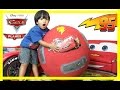 GIANT Lightning McQueen Egg Surprise with 100+ Disney Cars Toys