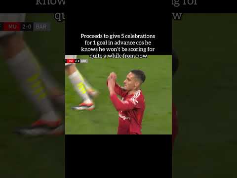 Antony actually SCORED 5 celebrations 1 goal#manunited #antony #premierleague