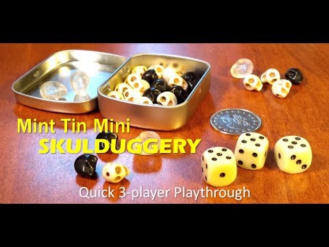 Mint Tin Mini Skulduggery - 3-player playthrough