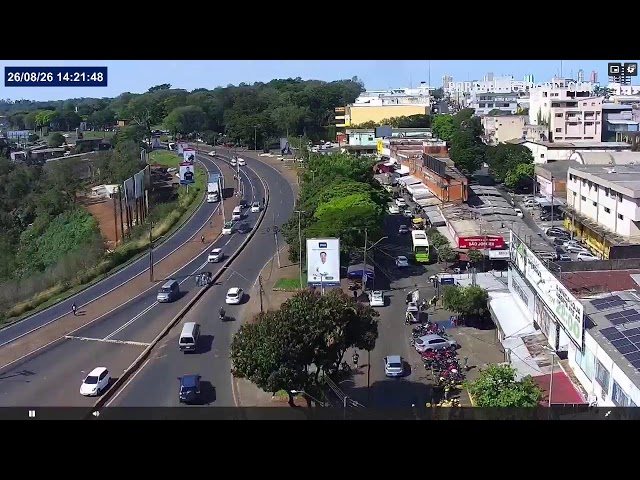 シウダー・デル・エステ 友好橋 パラグアイ＝ブラジル国境 