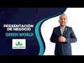 Green World Business Presentation Usa Canada Entrepreneurs