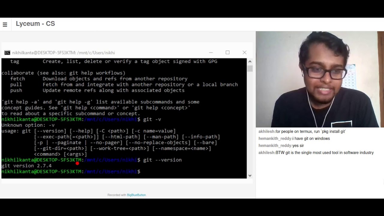 Live Session: Introduction to Git and Github | LY-CS101