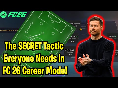 🔥I Found the Most Overpowered Tactic in FC 26 Career Mode!