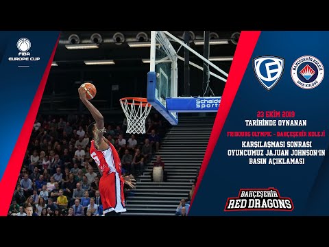 Fribourg Olympic - Bahçeşehir Koleji | Jajuan Johnson Basın Açıklaması