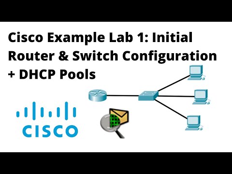 Cisco Packet Tracer Demo Lab 1: Basic Router & Switch Configuration + DHCP Pools
