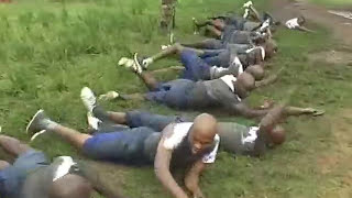 Nigerian Army Recruits on Training