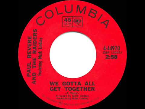 1969 HITS ARCHIVE: We Gotta All Get Together - Paul Revere & The Raiders (stereo 45)