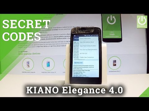 KIANO Elegance 4.0 Codes / Advanced Feature / Hidden Mode