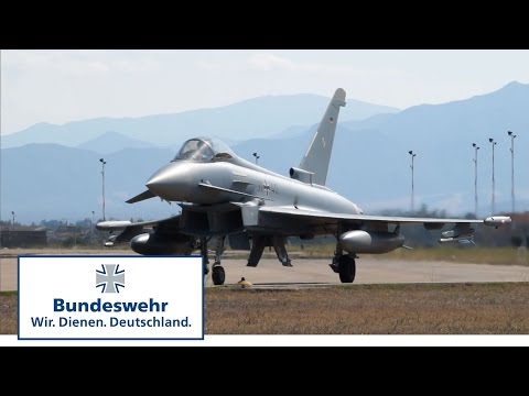 Eurofighter der Bundeswehr trainieren Luftkampf auf Sardinien