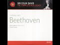 Sir Colin Davis, condutor   CD37   Beethoven Missa Solemnis; Choral Fantasy