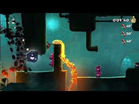 Rayman Legends (1080i HD) Walkthrough Part 70 - The Deadly Lights - Invaded