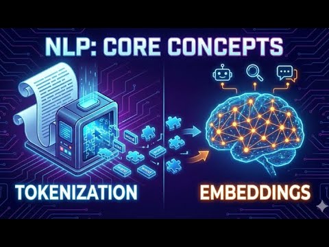 NLP Basics Explained:  Tokenization & Embeddings | Beginner Friendly