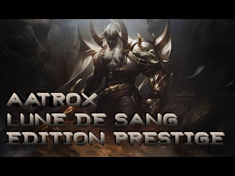 Skin Aatrox lune de sang édition prestige  - League of legends [FR]