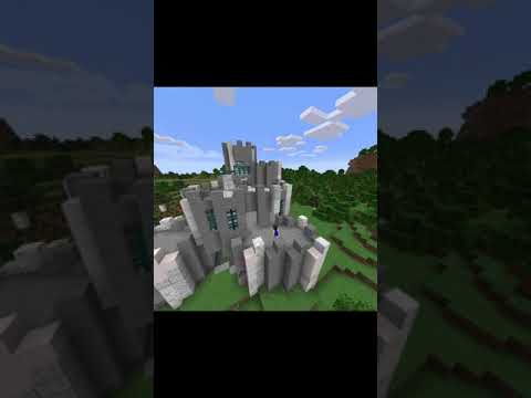 Argent Sargent - Simple Minecraft Castle in Creative Mode 1.17! #Shorts