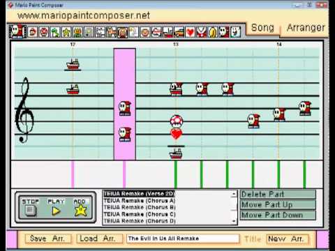 The Evil In Us All REMAKE (Original Mario Paint Composer Song)