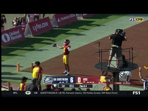 Ja'Kobi Lane's ONE-HANDED TD Grab vs. Georgia Southern | USC Football |09/06/25