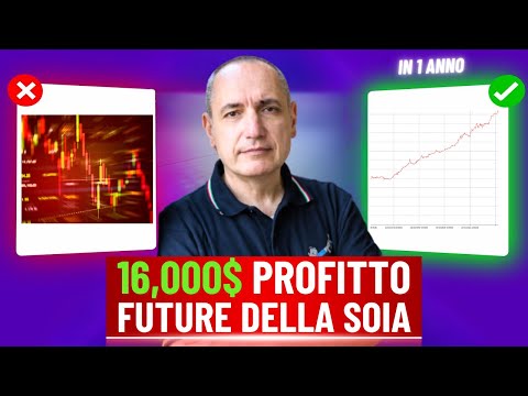 Trading profittevole sulle Commodity: 16.000$ sul Future della Soia in 1 anno