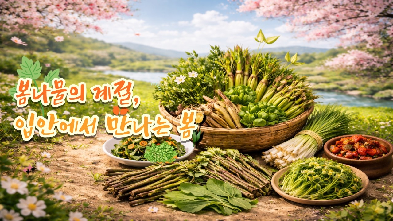 [강원365] 봄나물의 계절, 입안에서 만나는 봄