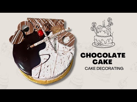Chocolate Cake With New different Cake Style | Mohsin Bake Shop