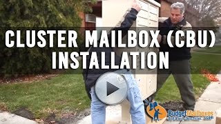 USPS Cluster Mailbox (CBU) Installation | Budget Mailboxes | Florence Manufacturing