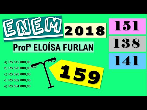 #ENEM 2018   Questão 159   Prova Amarela