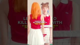 Learn how to k*ll someone with Red Velvet #kpop #redvelevet #fypシ