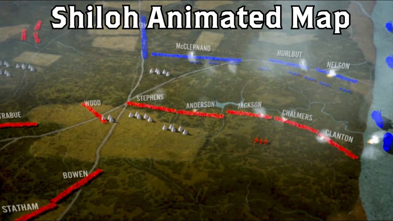 Shiloh: Animated Battle Map