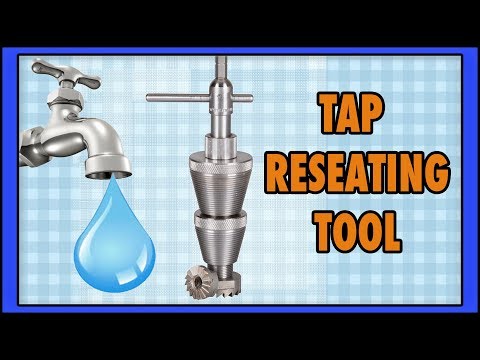 How to use a tap reseating tool, Fix a leaking tap.