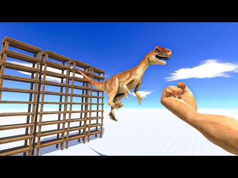 EPIC PUNCH on the STACKED TABLES Animal Revolt Battle Simulator