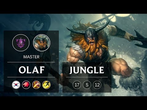 Olaf Jungle vs Rengar - KR Master Patch 9.2