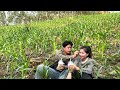 Hà Goes Up The Mountain To Help Hồng Weed The Cornfield And Have A Simple Dinner Together