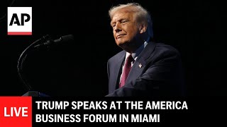 Download lagu LIVE: Trump speaks at the America Business Forum in Miami mp3 Download lagu LIVE: Trump speaks at the America Business Forum in Miami mp3